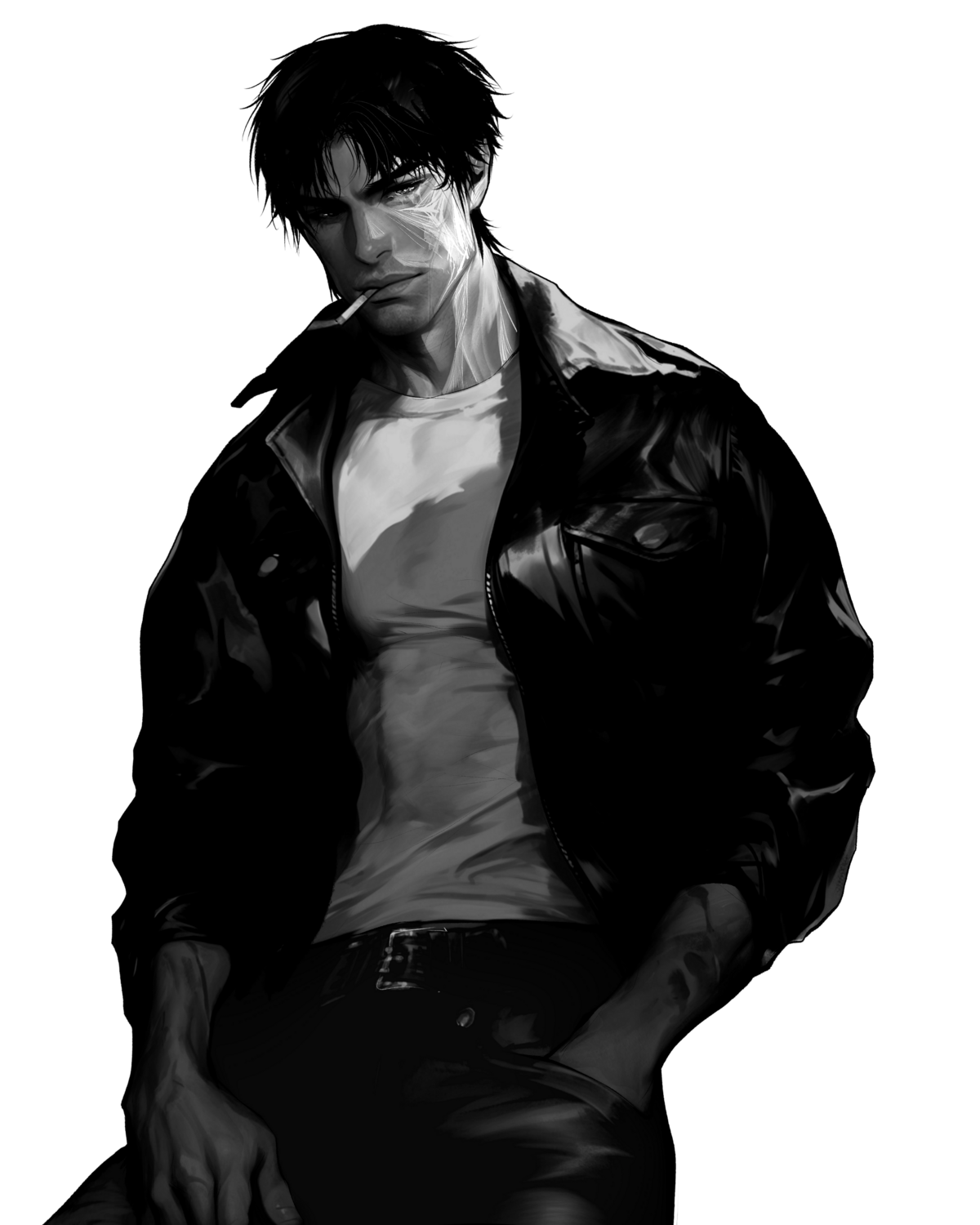 Drake Character Art Transparent Background