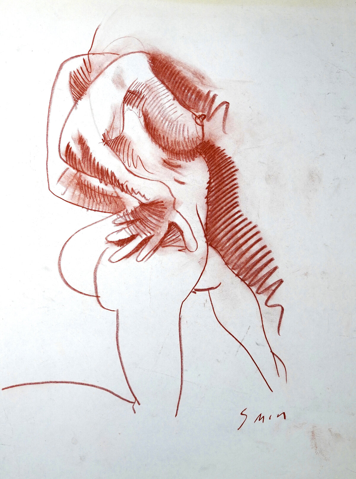 Brent Ray Fraser Figurative Nude Drawing 2001 - 08