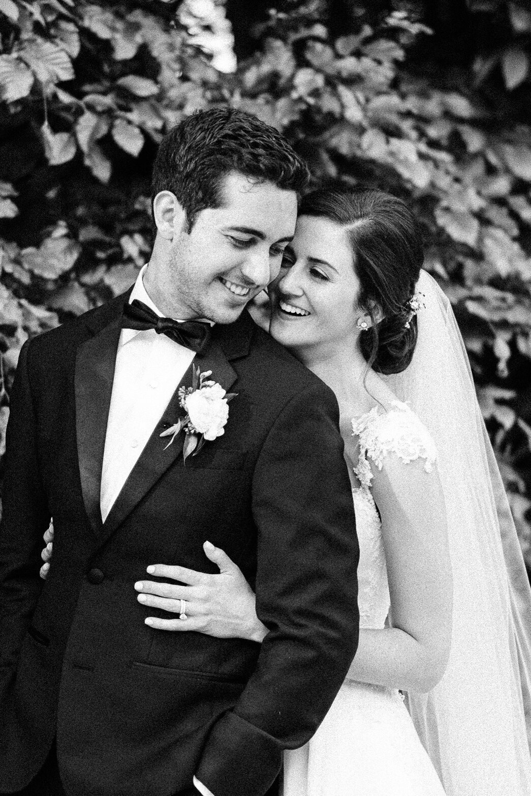 black and white luxury wedding photography