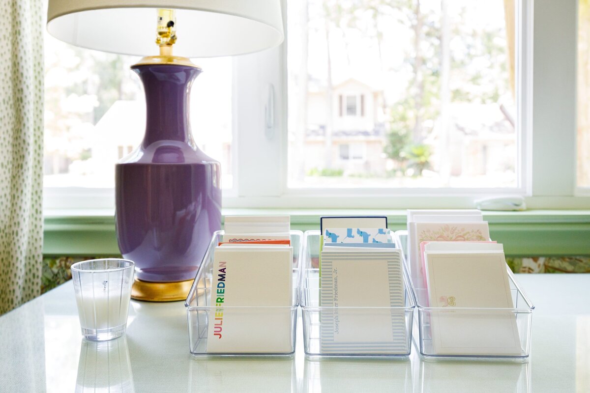 vision and hammer counter with stationary and purple lamp