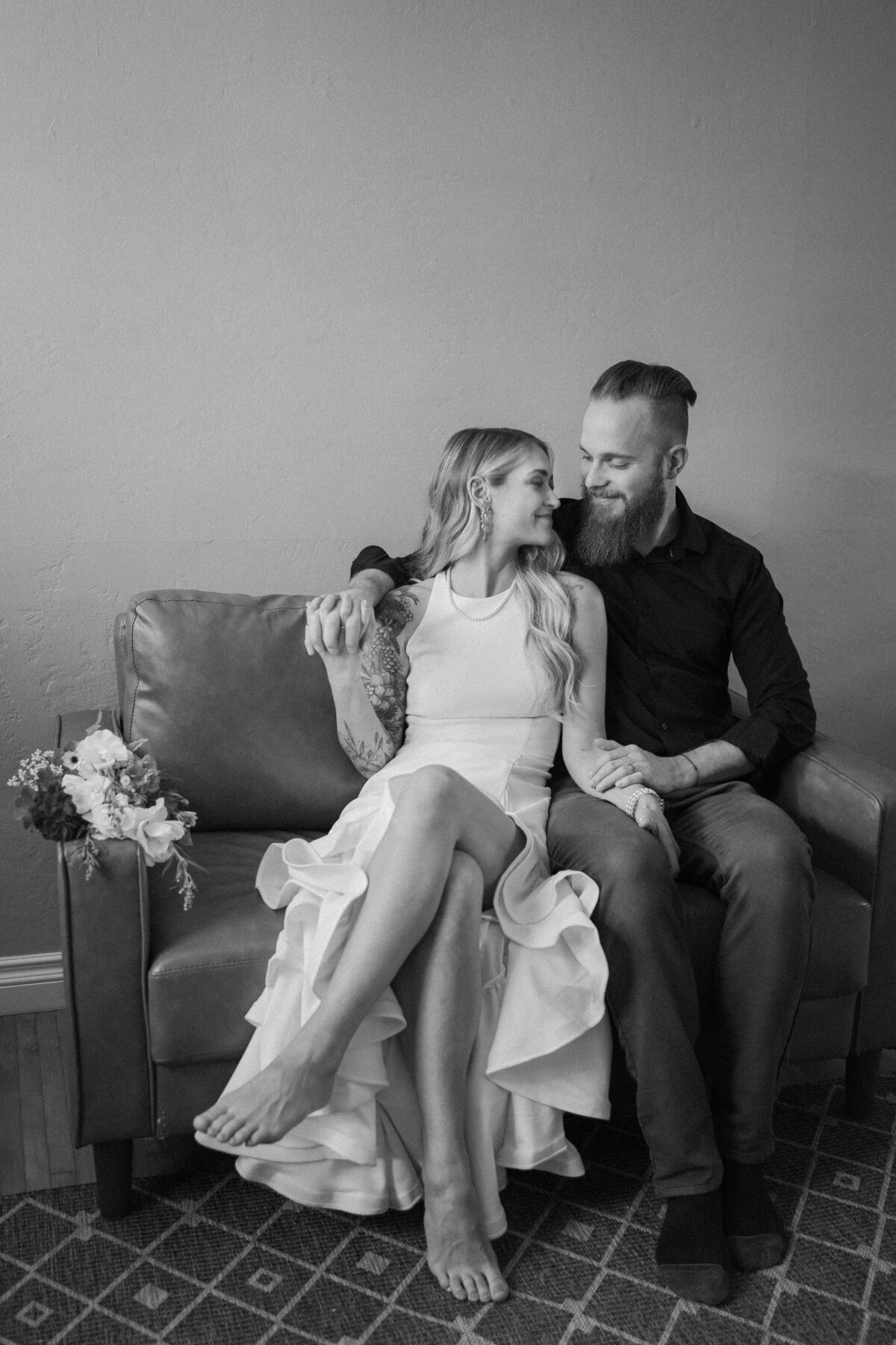 Couple San Diego Urban Elopement