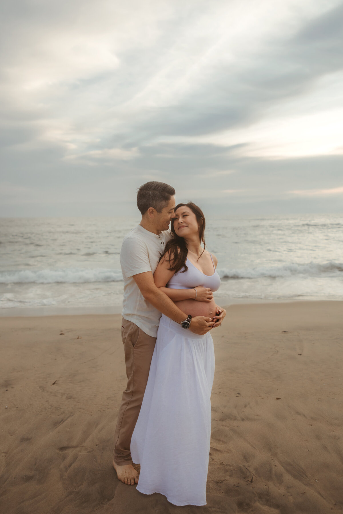 LA Beach Maternity Photography 111