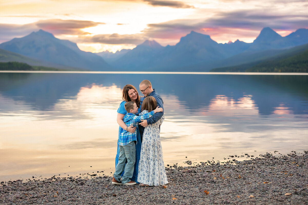 glacier national park family photographer