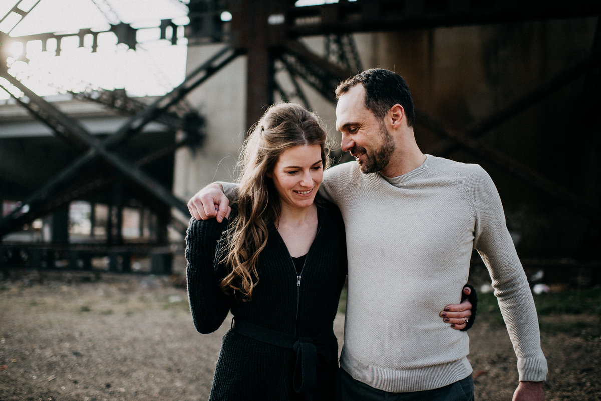 Industrial Downtown St Louis Engagement Session (10)