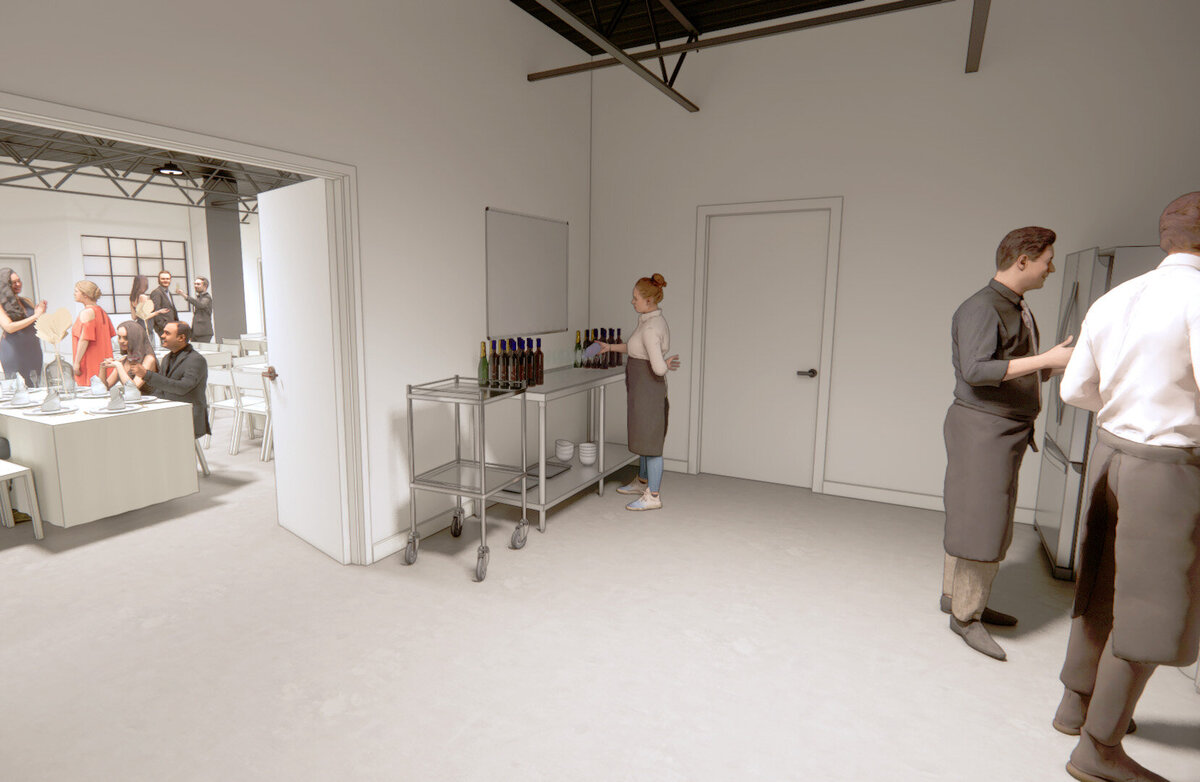 Catering Room- With People