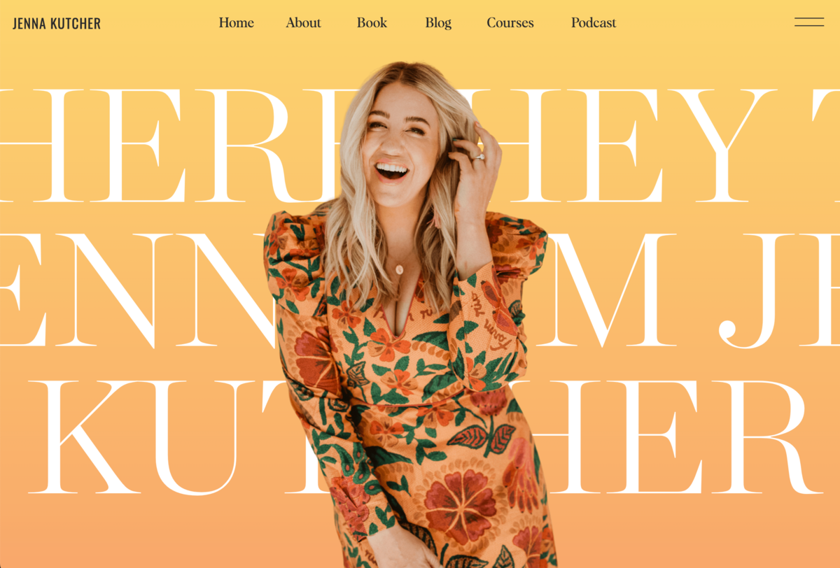 Jenna Kutcher Digital Marketing Expert, Author, and Host of The Goal