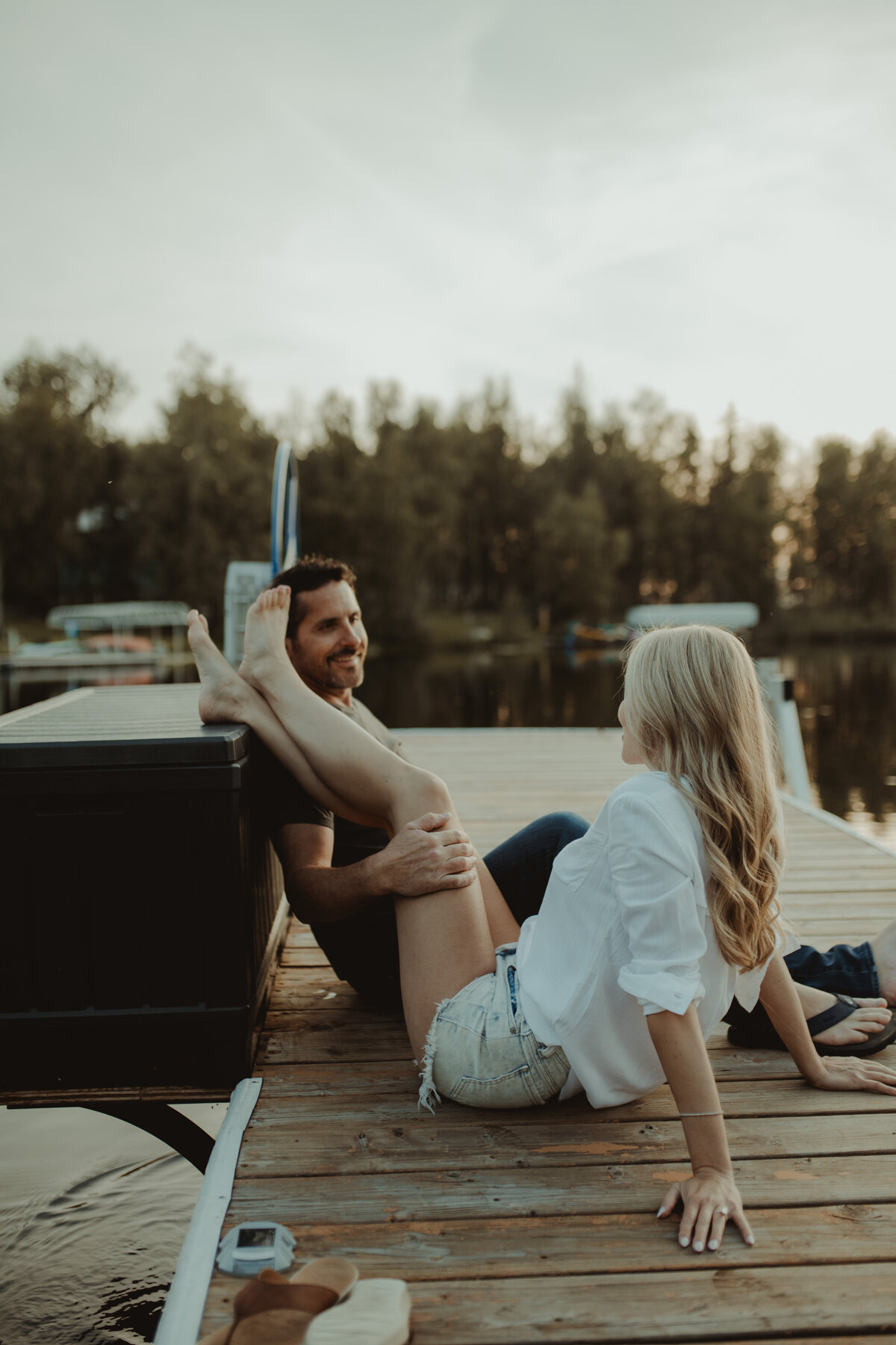 engagement photography in big lake alaska