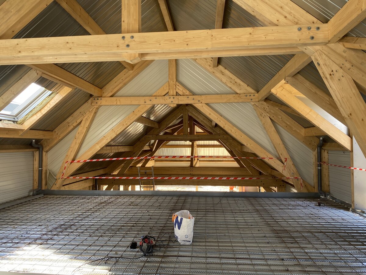 MARCOUSSIS préparation plancher béton