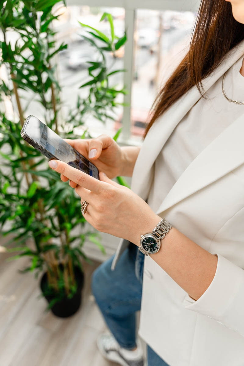 closeup of a business coach for a personal branding photoshoot