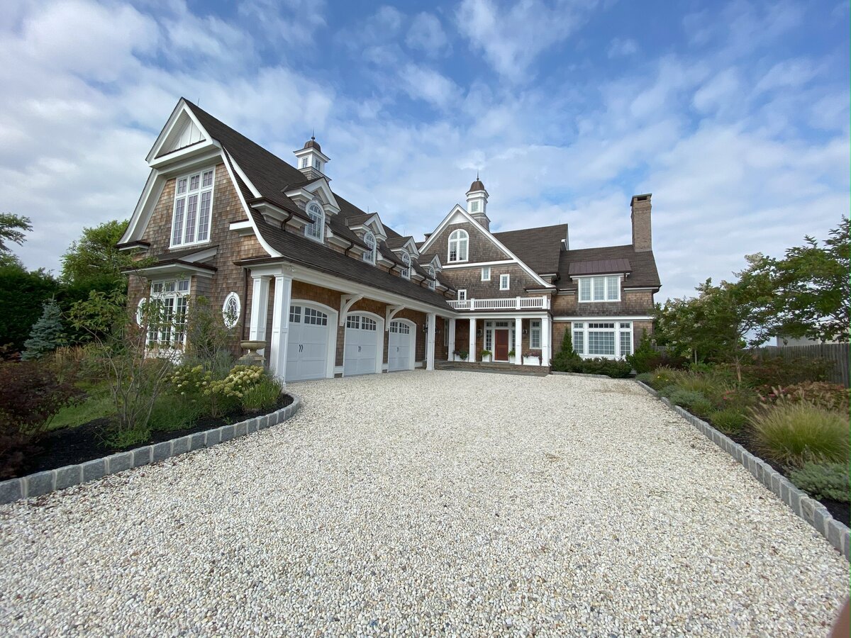 Waterfront Coastal Home with cedar shake siding in Mantoloking, NJ