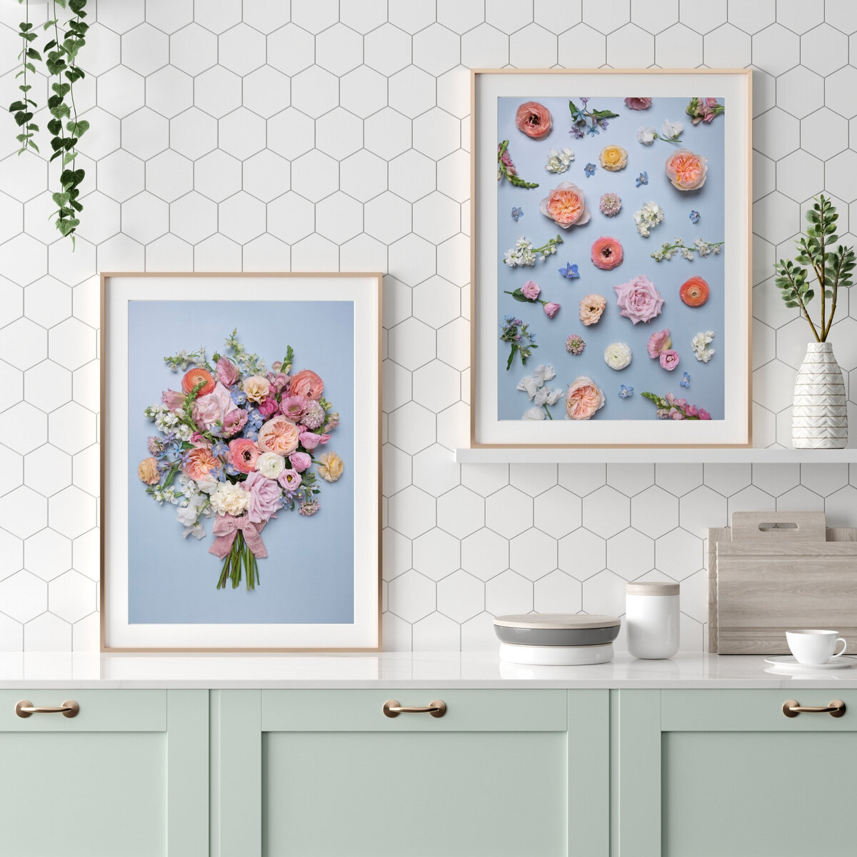 White Clean Minimalist 3D Wall Frame Mockup Instagram Post (1)