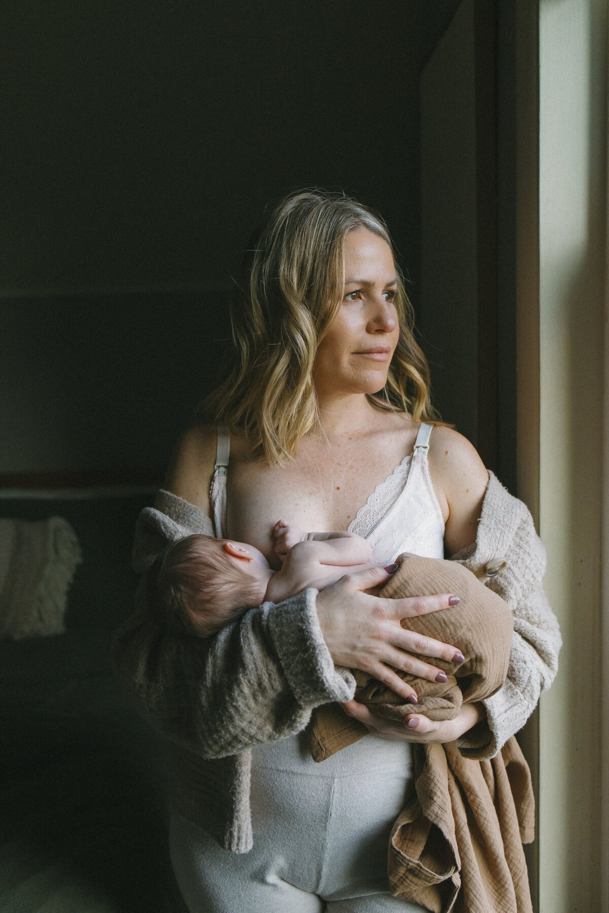 Newborn Photography in home lifestyle Seattle Tacoma Gig Harbor-32