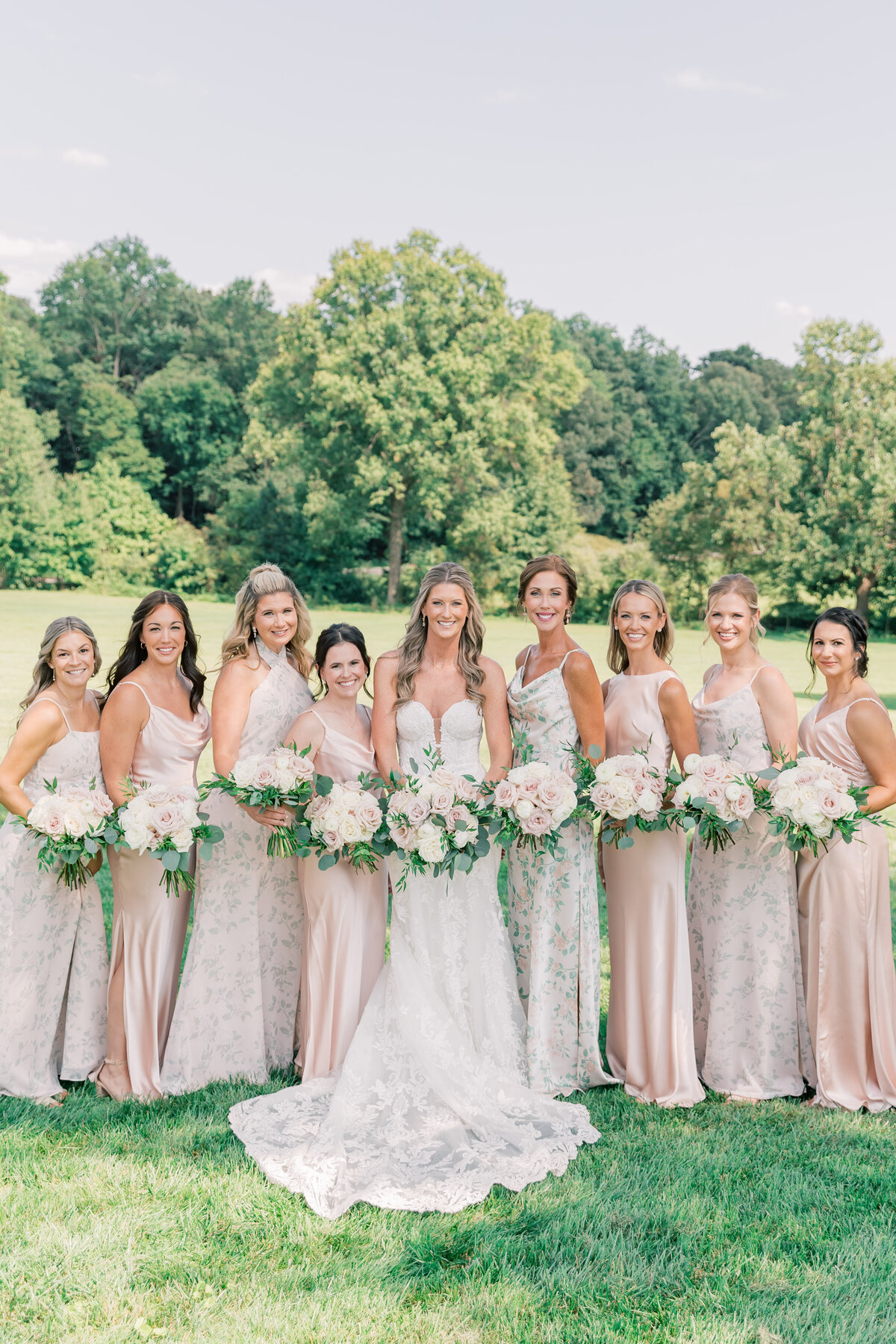 Wedding Party Rosewood Farms Katie Fri Photography
