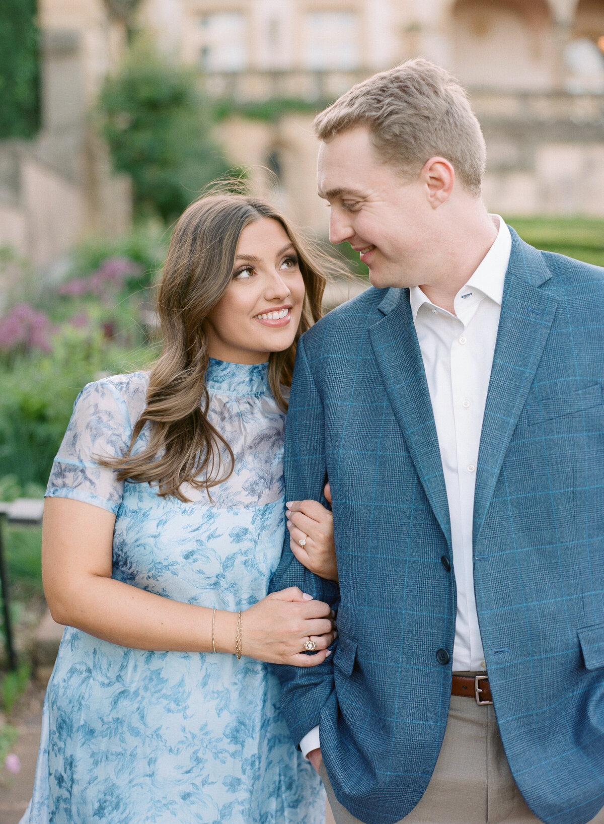 04-11-2024 Kate and Riley Engagement Session Tulsa Wedding Photographer Laura Eddy Photography Philbrook Engagement Session The Mayo Hotel Engagement Photography-117
