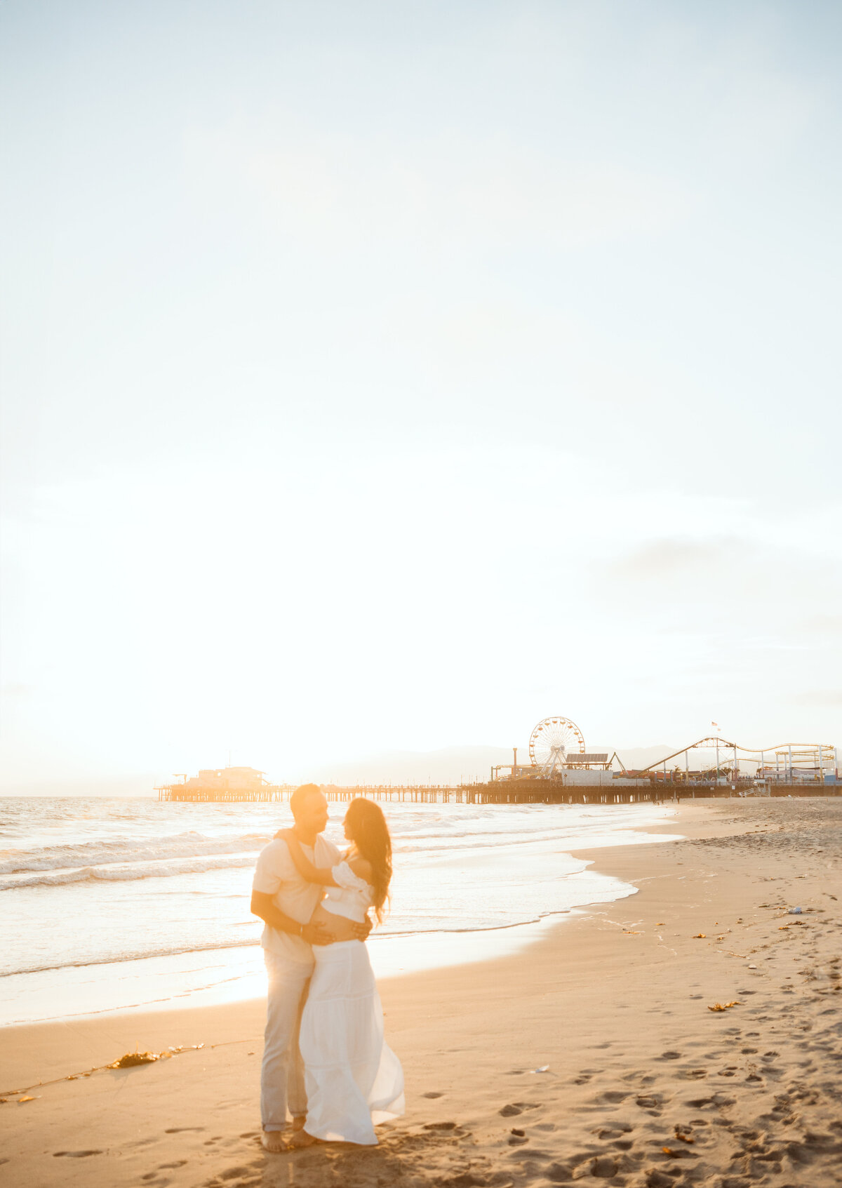 Santa Monica Beach Maternity Photography 48