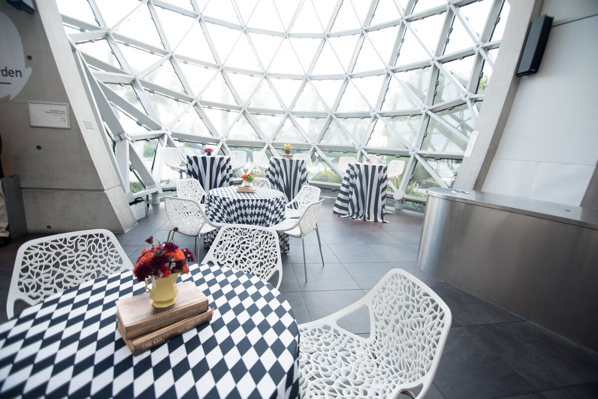 16 - Dali Museum St. Pete Wedding Cafe Cocktail Hour - Tampa Bay Wedding Planner