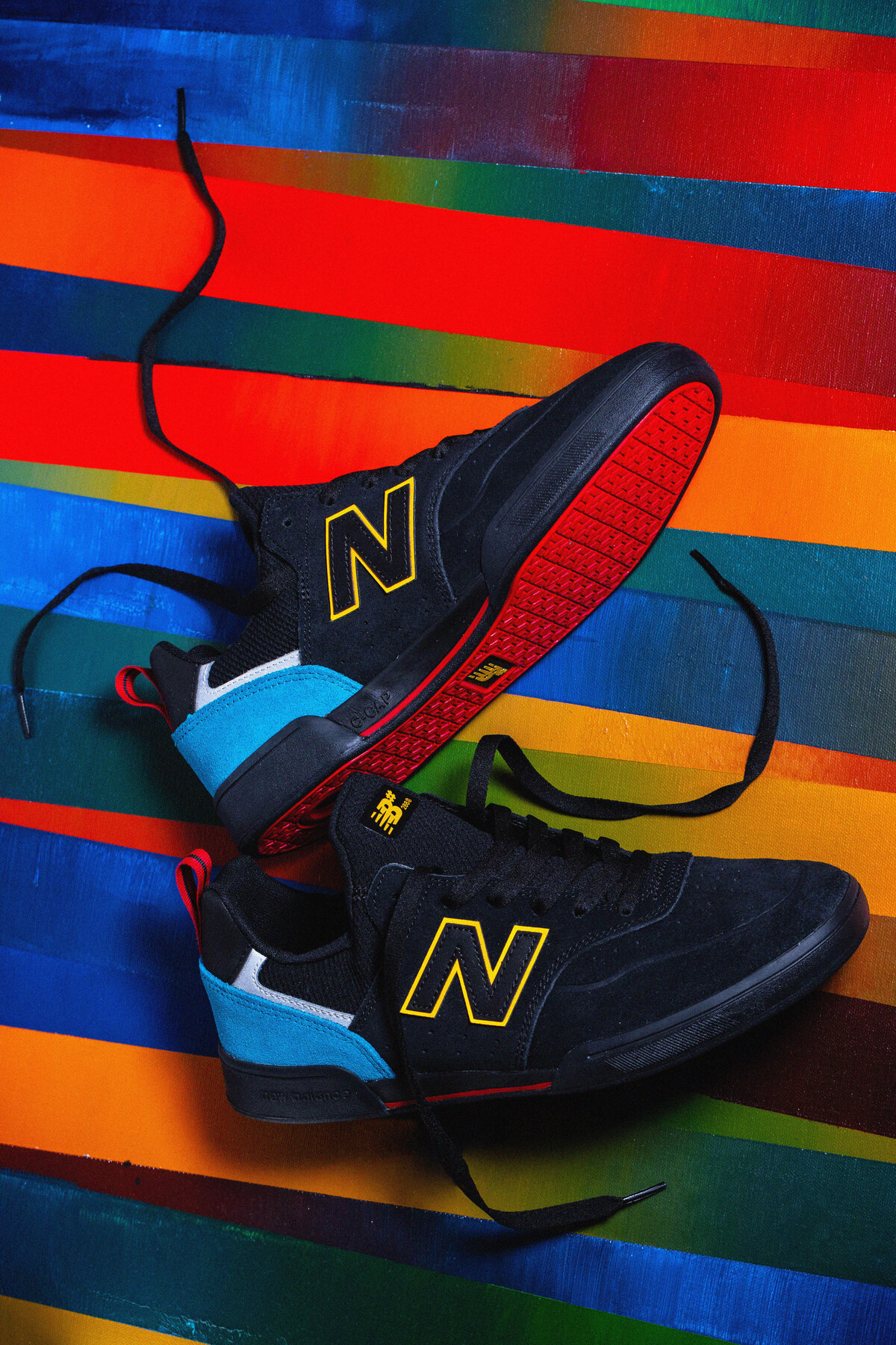 New Balance shoes captured for Bluetile Skate shop in Columbia, SC