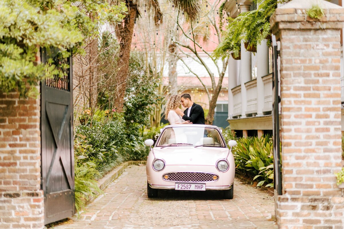 Downtown Charleston Pink Figgy Engagement Session_0002