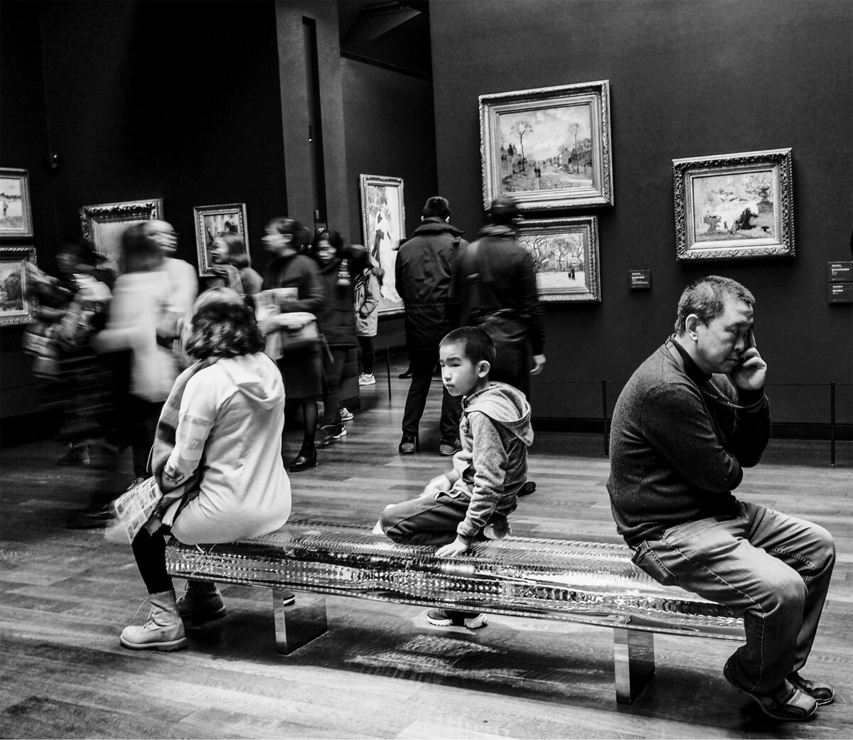 LES ENFANTS ©Marie CharbonnierSeul au musée d_Orsay-Edit