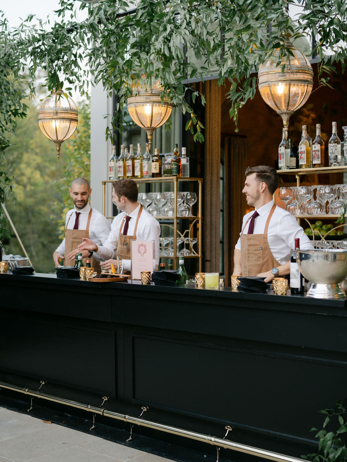 The beautiful photo was taken at a tented wedding in Virginia by the talented photographer Elisabetta Marzetti, with Clayton Films providing videography services.