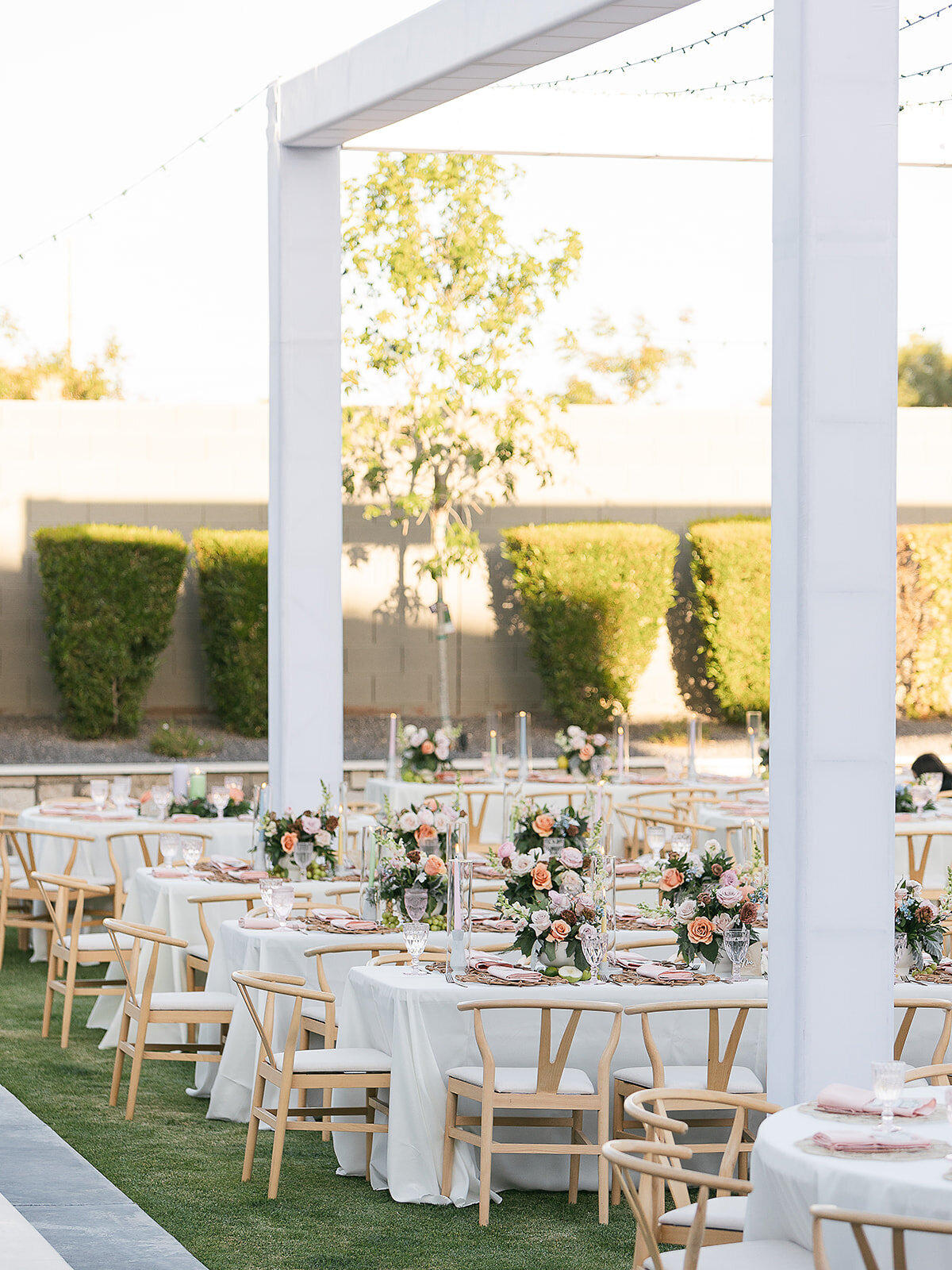 wedding reception table decor arizona 2