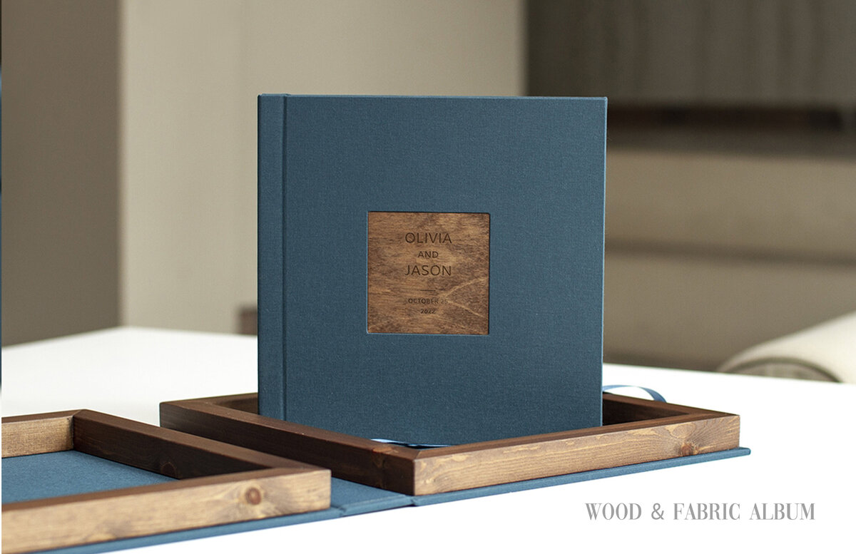 058 - pg 114-115 - Spread - Wood and Fabric Album