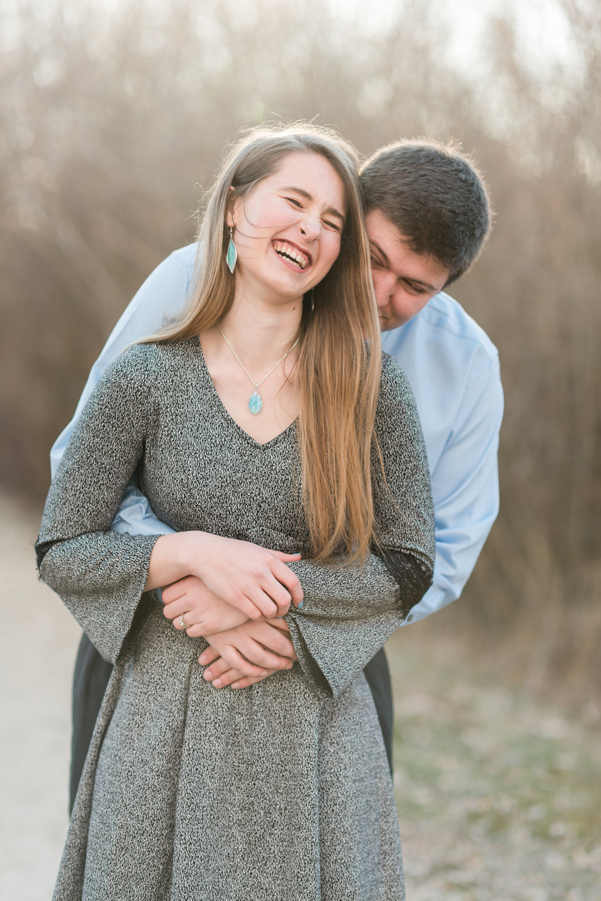 20190302 - Jannae and Forest Engagement Session 091-Edit - A Winter Reid Merrill Park Engagement Session