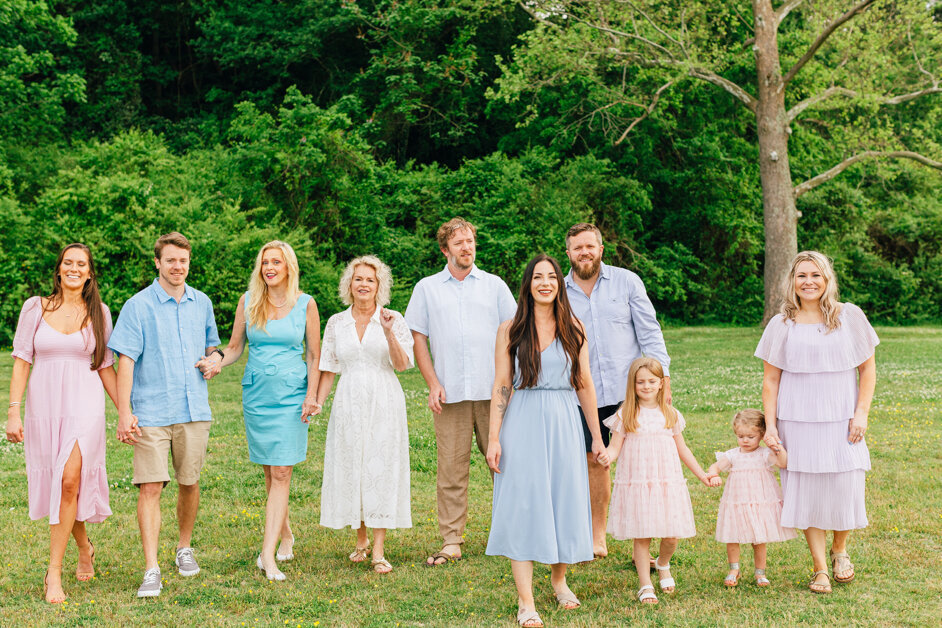 Yorktown extended family photos