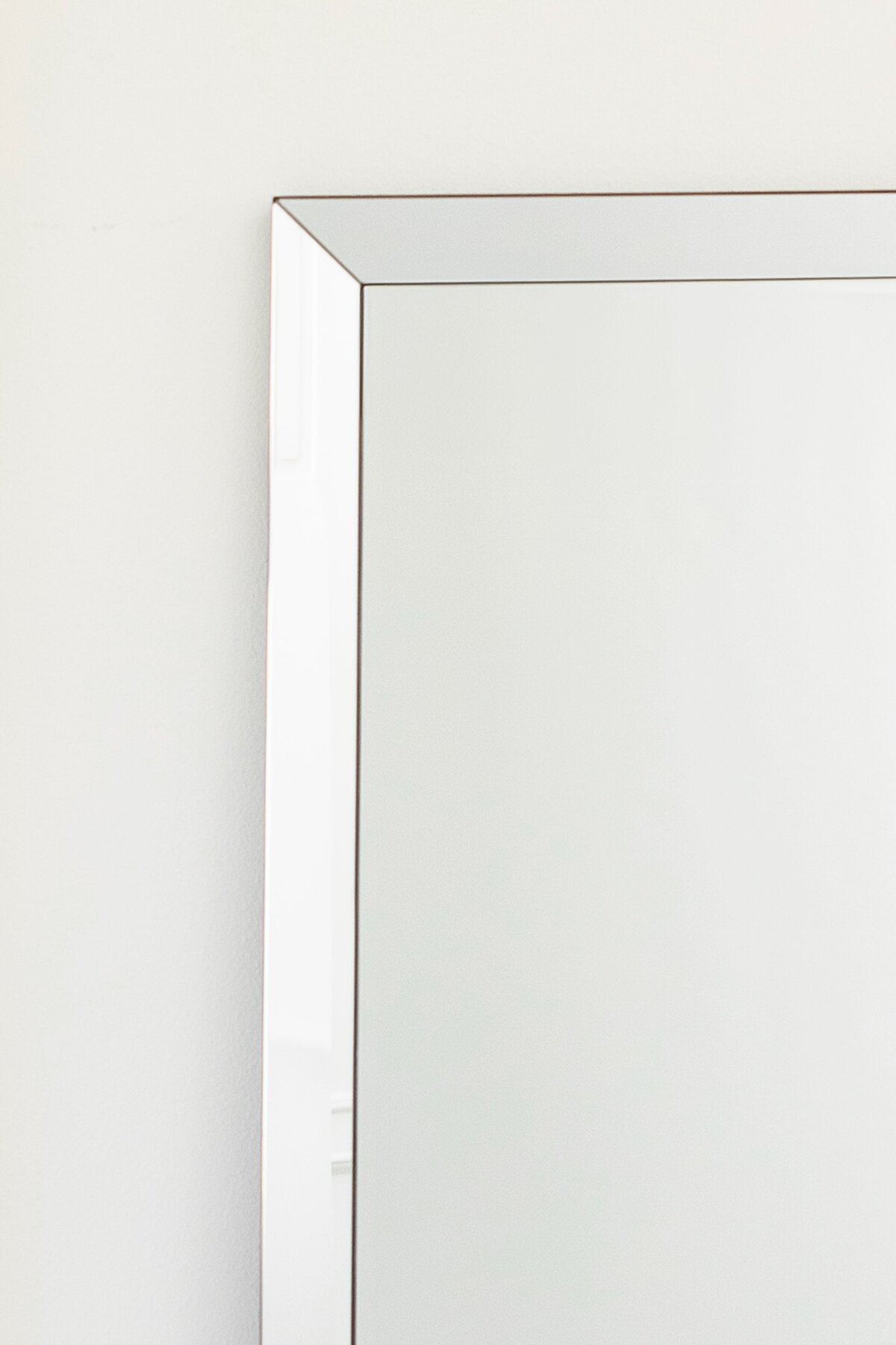 Large beveled mirror