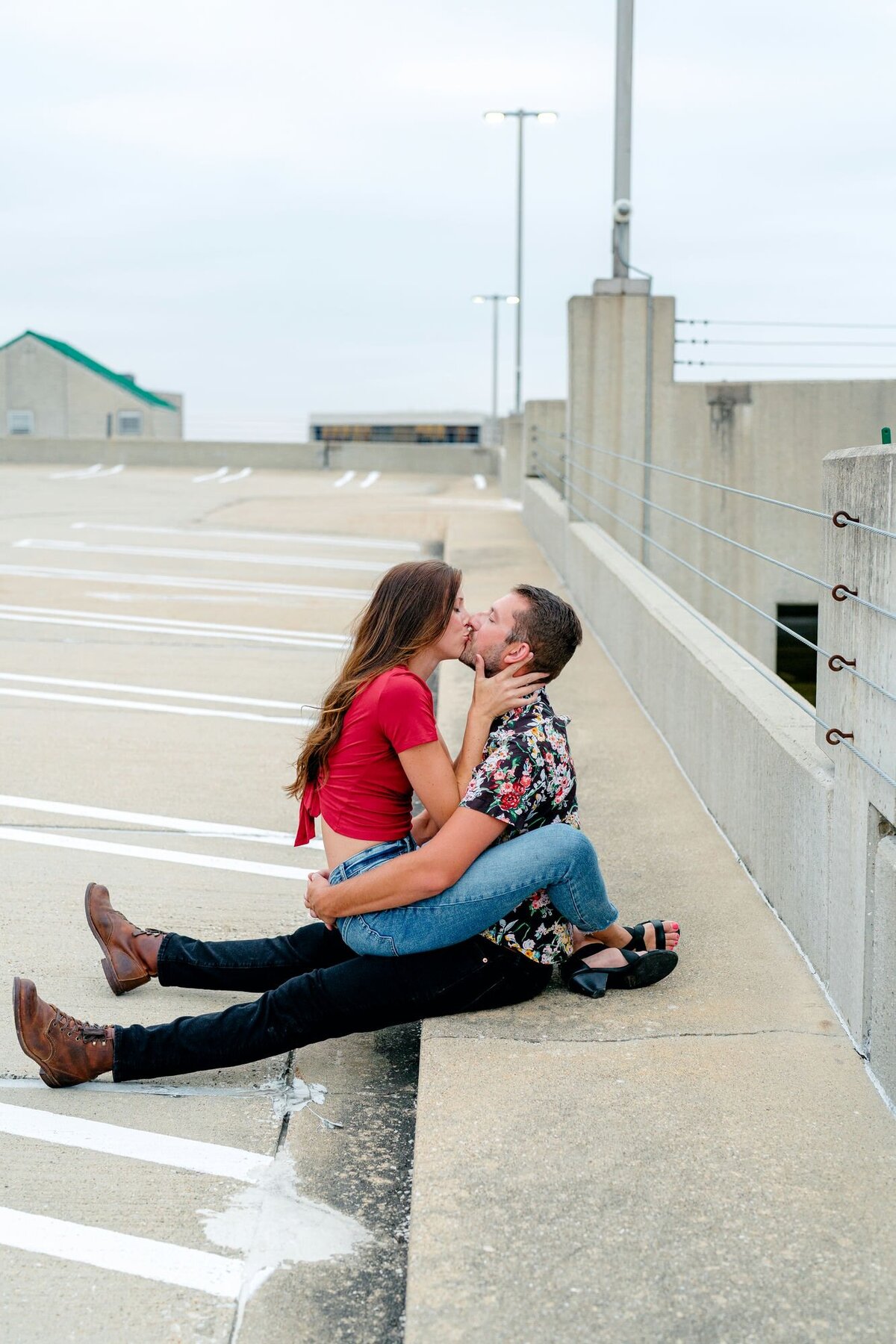 couple-kissing-parking-garage