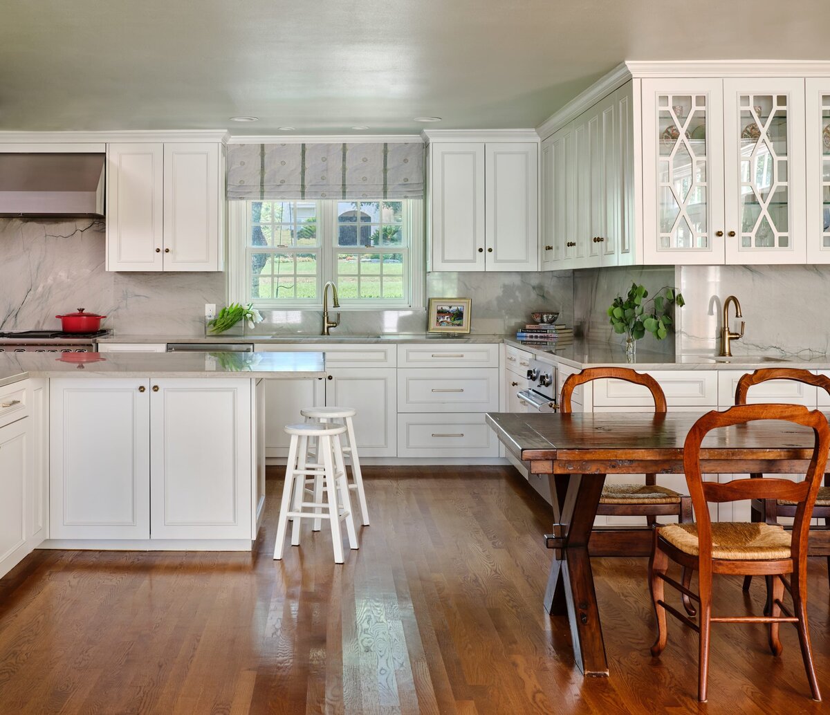 the keeping room interiors morningside kitchen with wood flooring