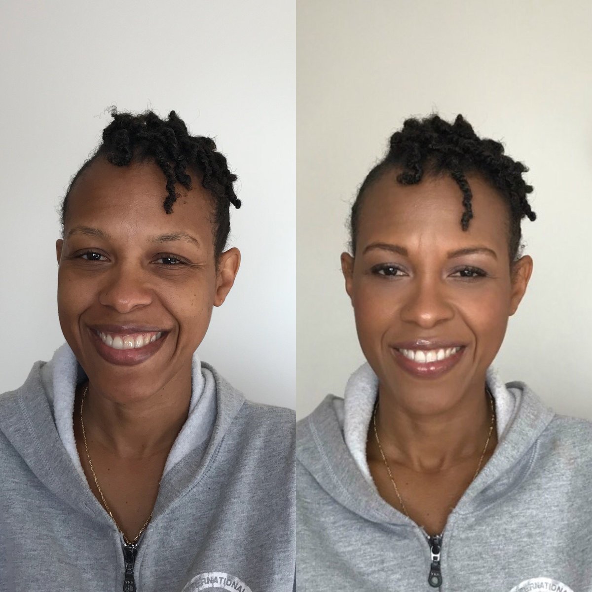 Before and After Natalie Setareh Makeup Artist WOC Lifestyle