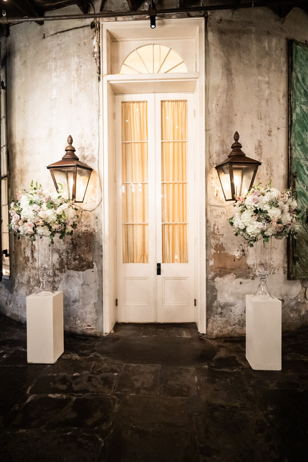Wedding ceremony setup at Latrobe's