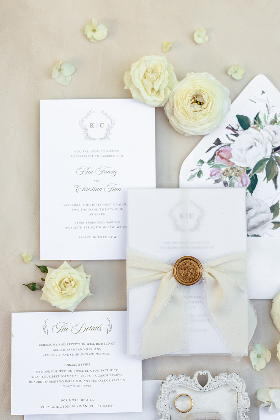 Emerald City Flowers Luxury & Elegant Floral Design in Seattle — Christina and Kim Wedding Portfolio Photo 2