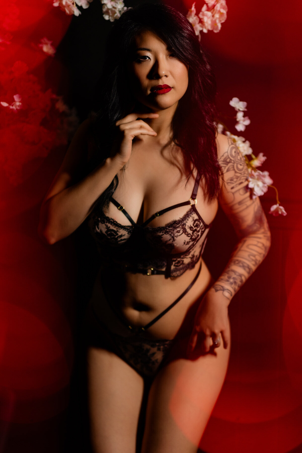 Gorgeous asian boudoir