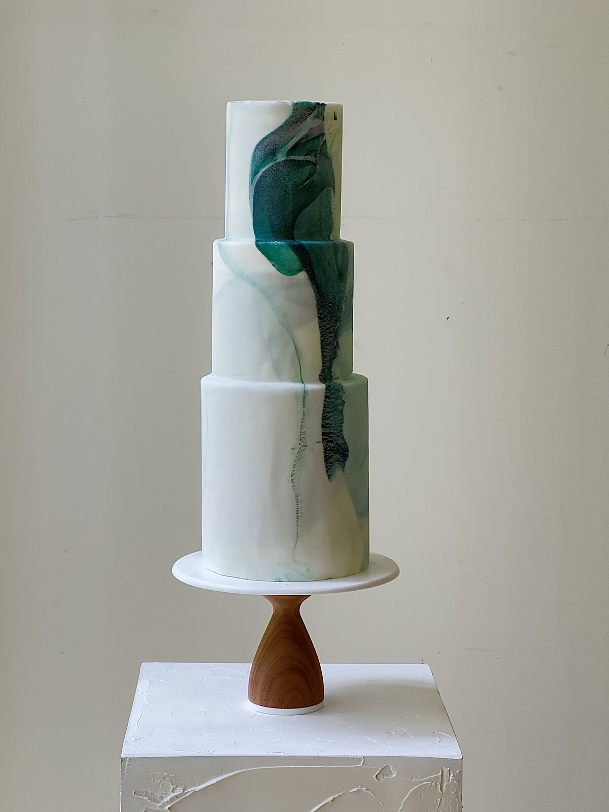 paintedweddingcake