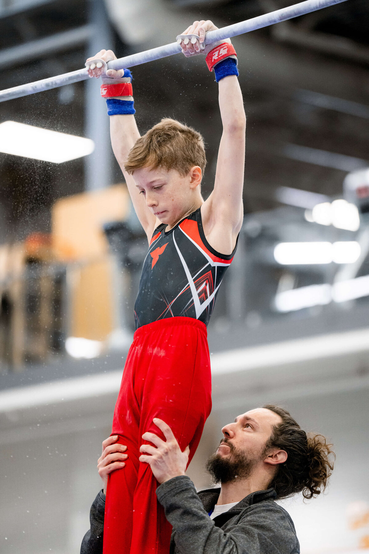 Photo by Luke O'Geil taken at the 2023 inaugural Grizzly Classic men's artistic gymnastics competitionA1_09207