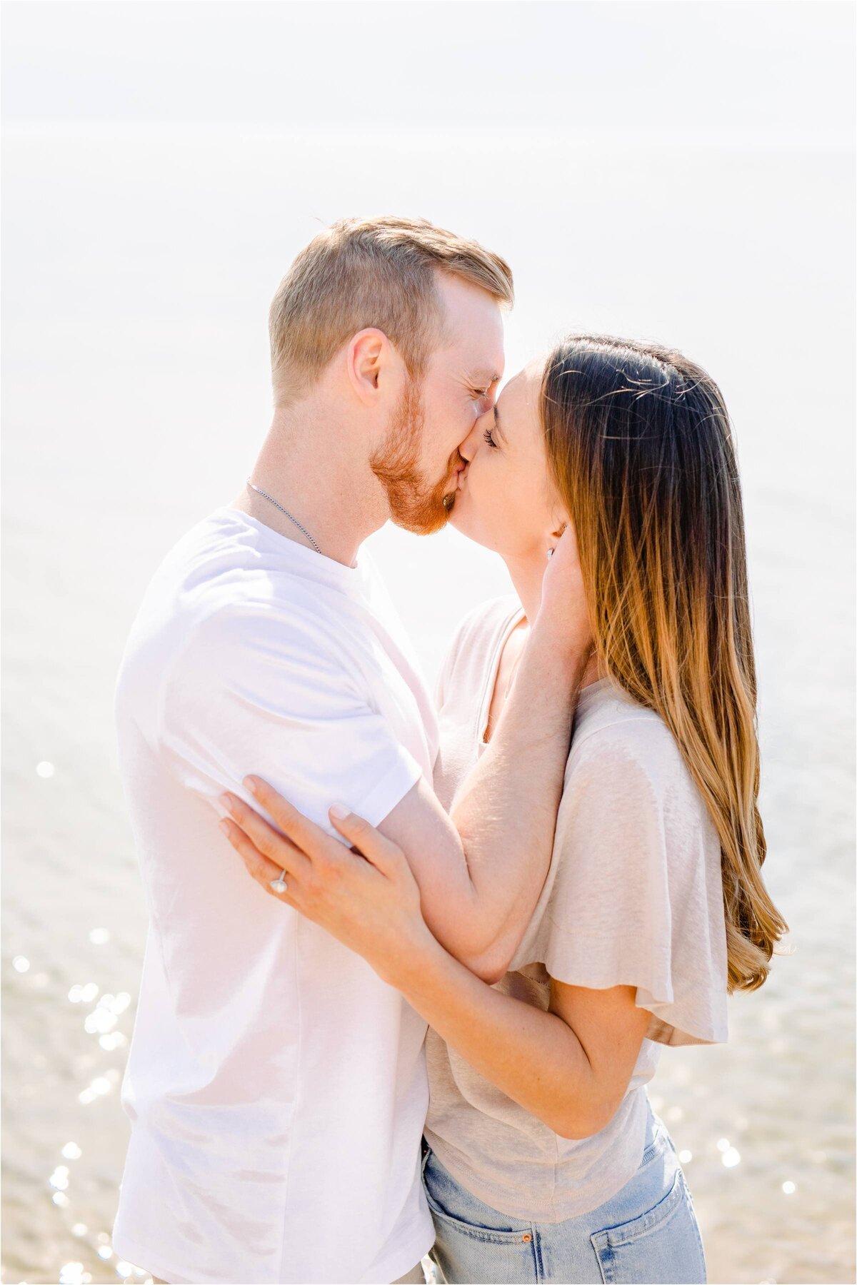 saugatuck-lake-michigan-engagement-photo