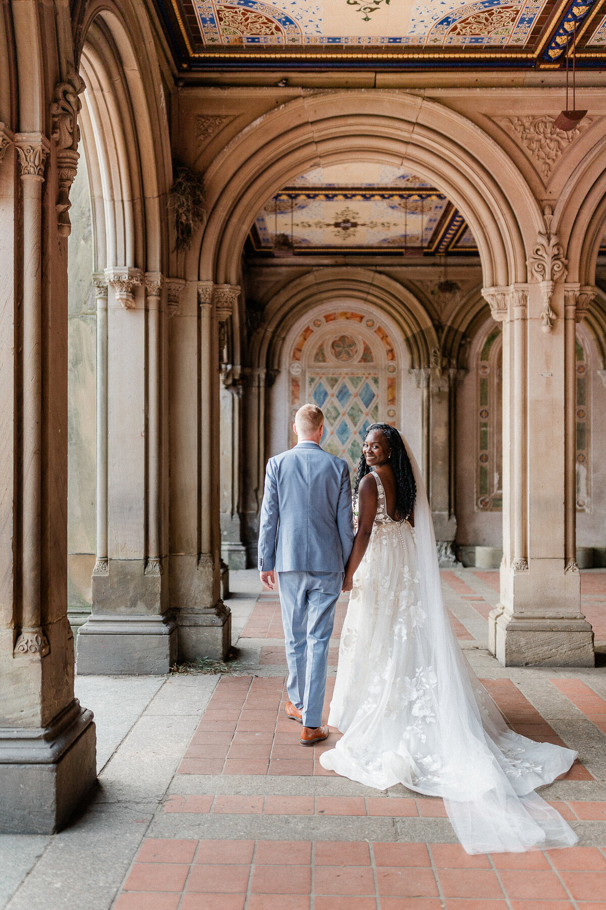 new york central park elopement wedding photo