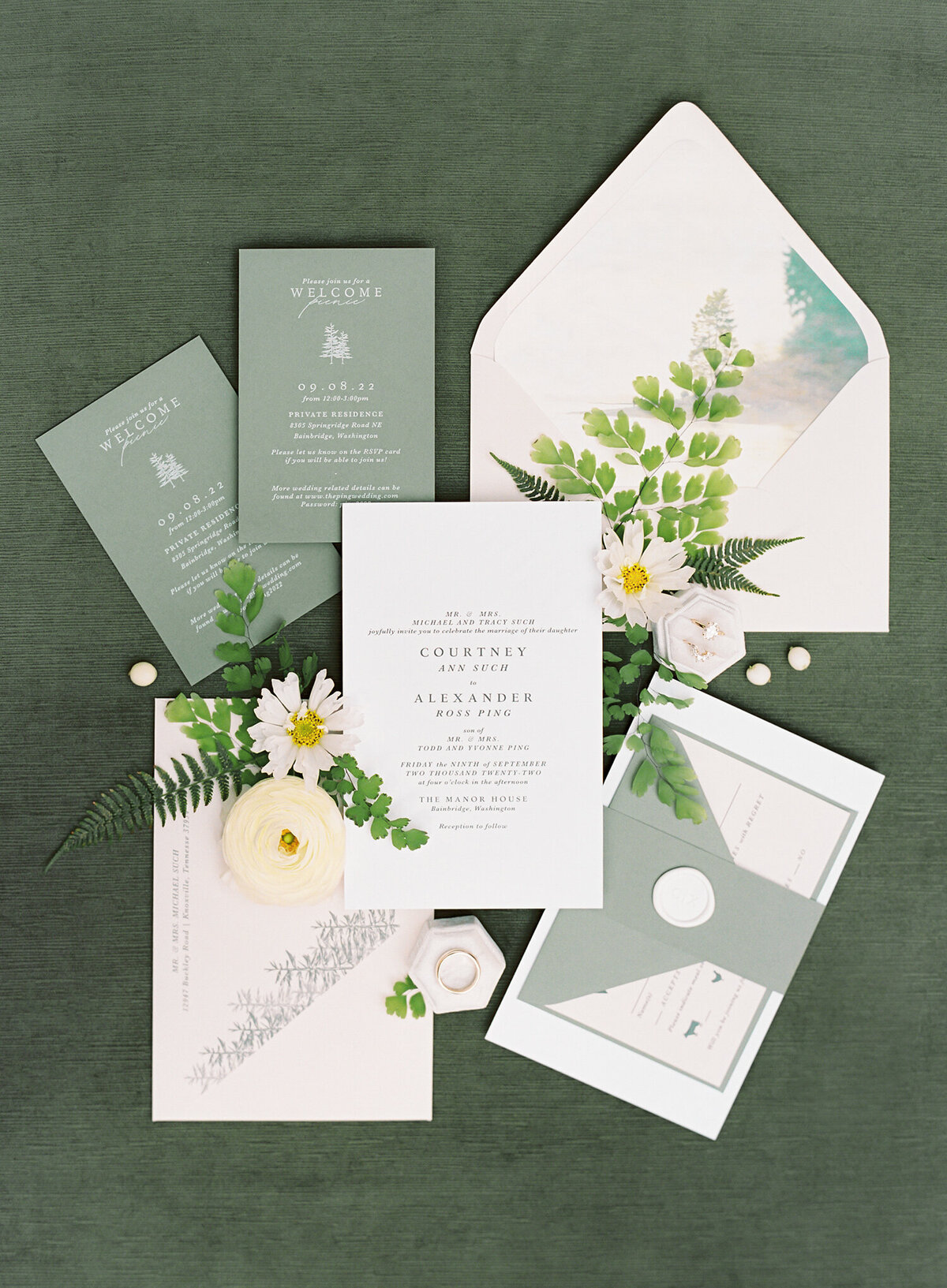 The Manor House at Pleasant Beach Wedding on Film - Fine art - Seattle Wedding Phtoographer - Light and airy - 3