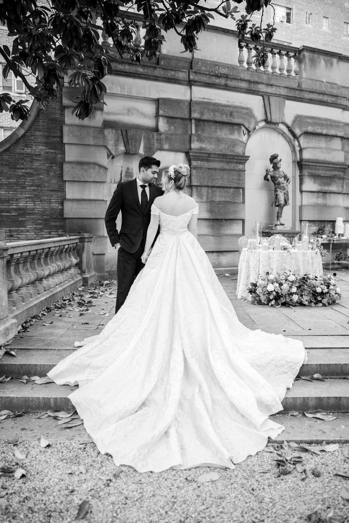 Larz Anderson House Wedding Luxury DC Wedding Day  - Haley Day Photo H+R-180