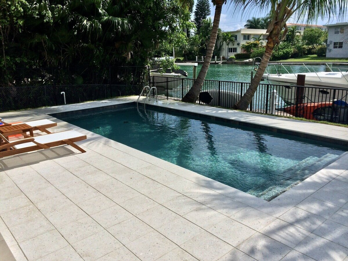 Rectangle swimming pool