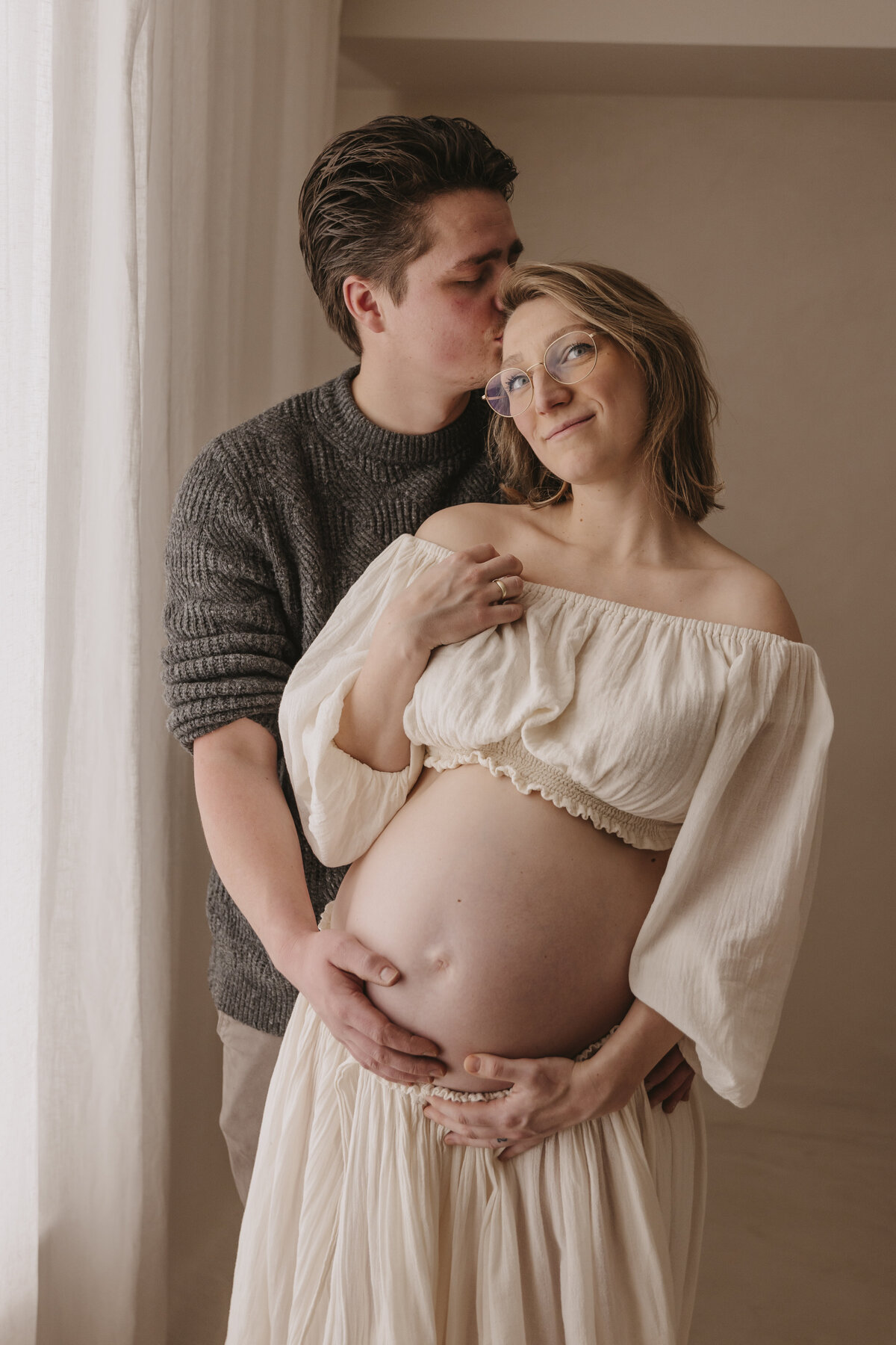 Noey babybelly love - 27 jan 2024 door Studio Lorá Photography-27
