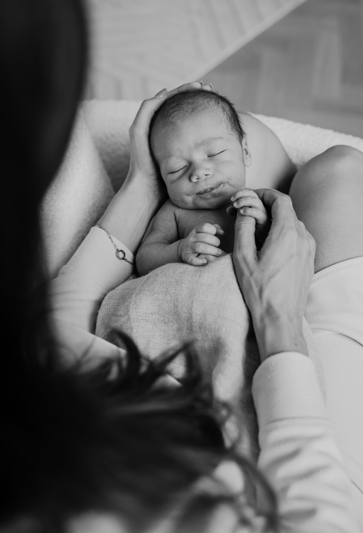 slapen baby newborn shoot