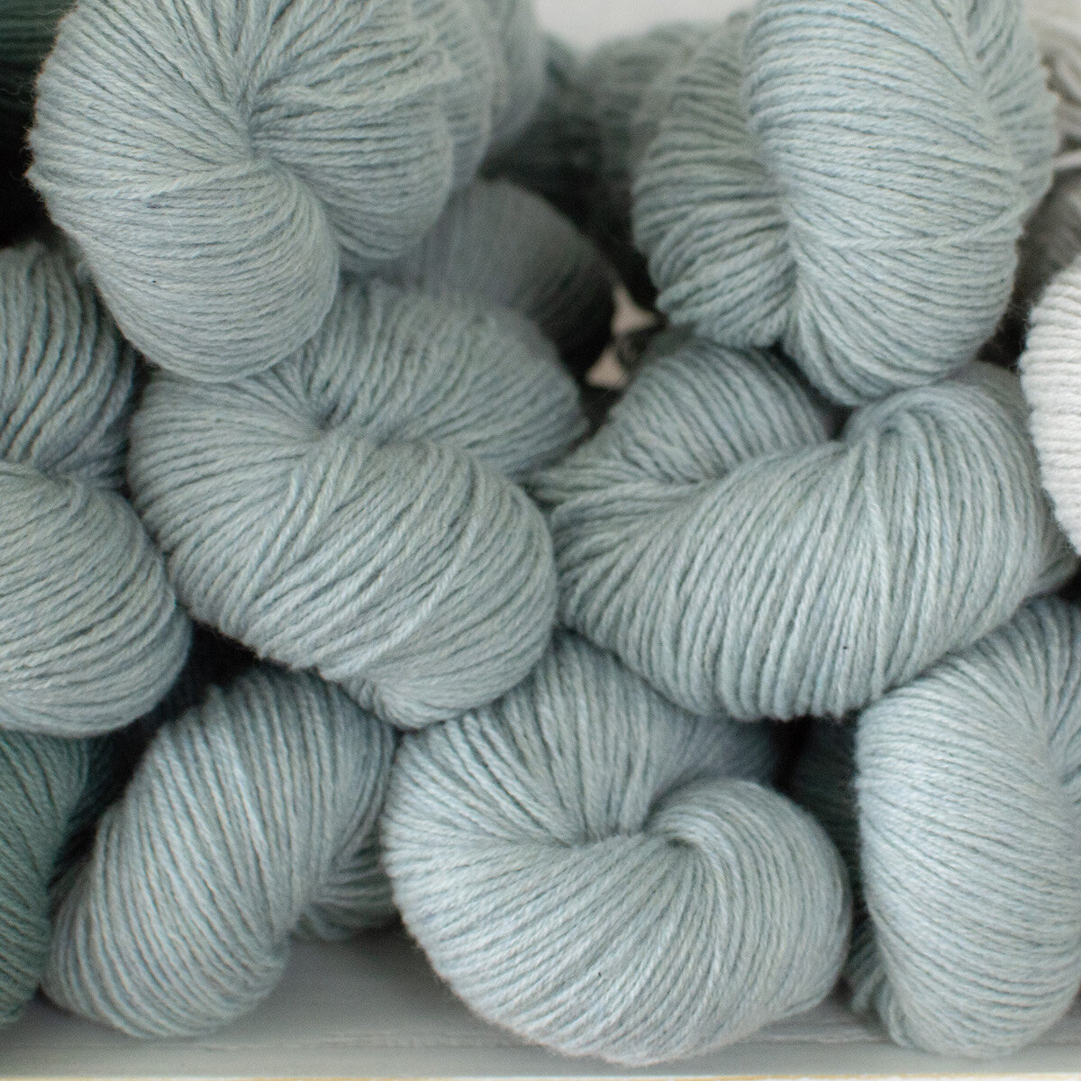 Clear Skies Coastal Cashmere Yarn skeins