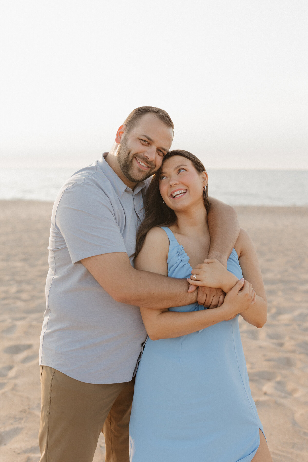 Indianapolis engagement photography beach session photo