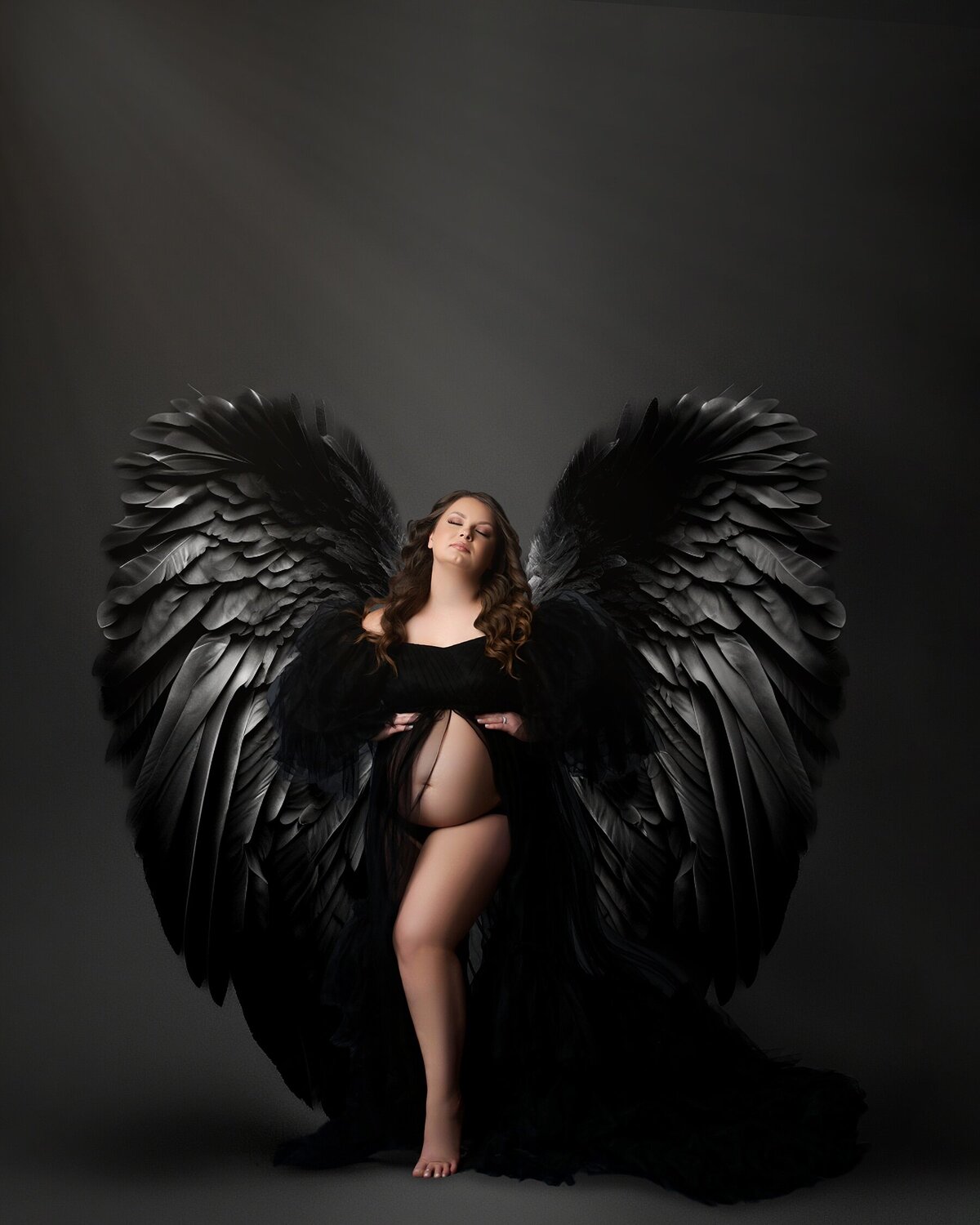 angel wings_Amber Denis Photography - San Antonio Texas maternity and newborn photographer