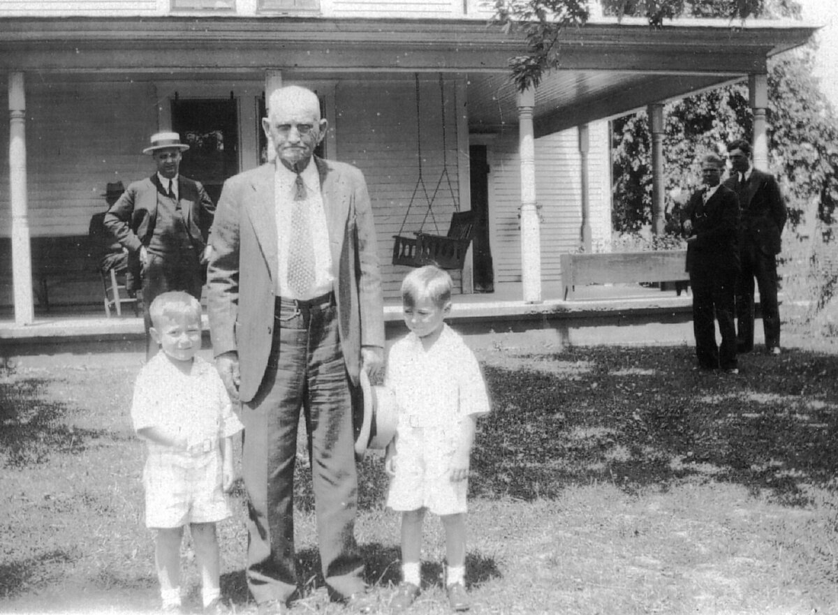11. Tom,Clay,Bill, back left Wirt, back right James McColgan, Ha