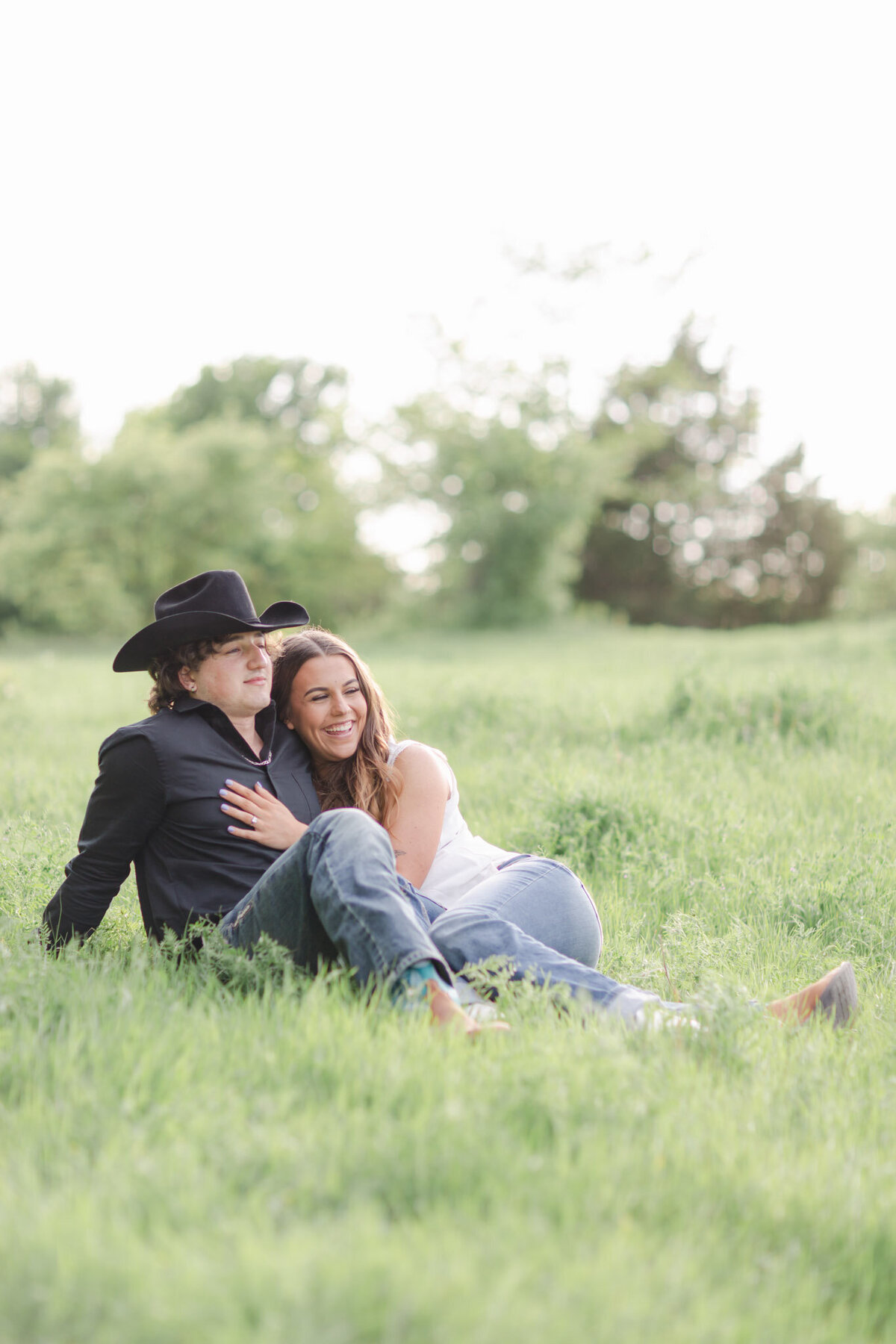 outdoor engagement session in texas