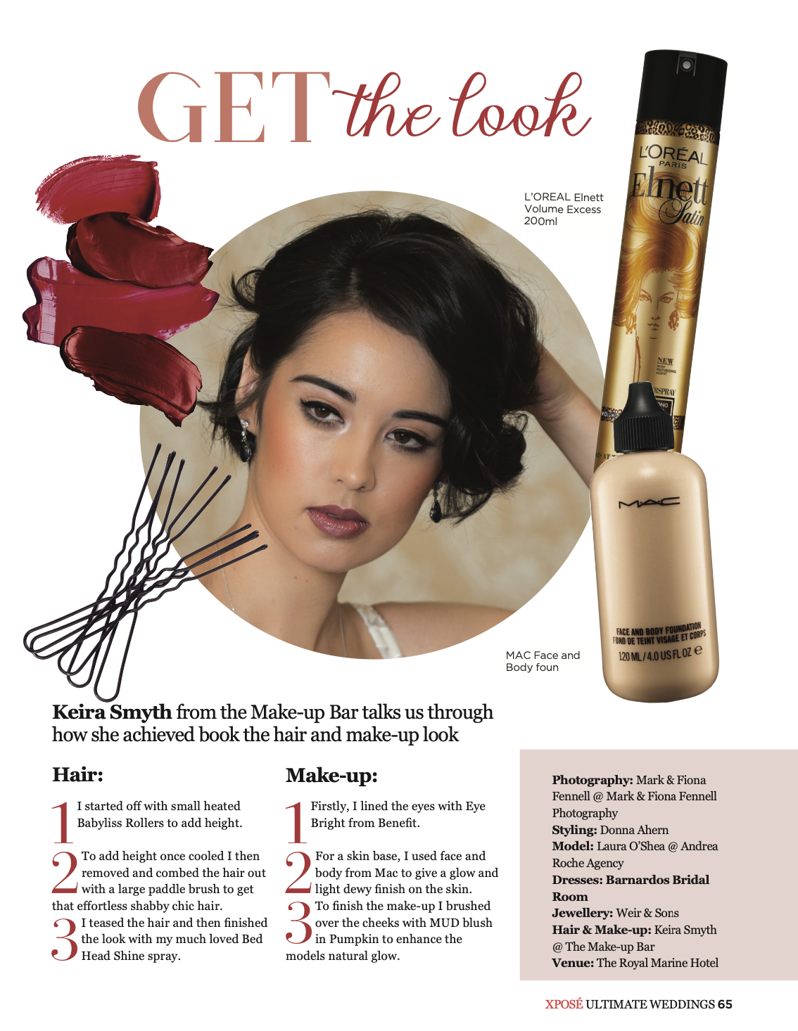 Hair & Makeup Magazine Feature